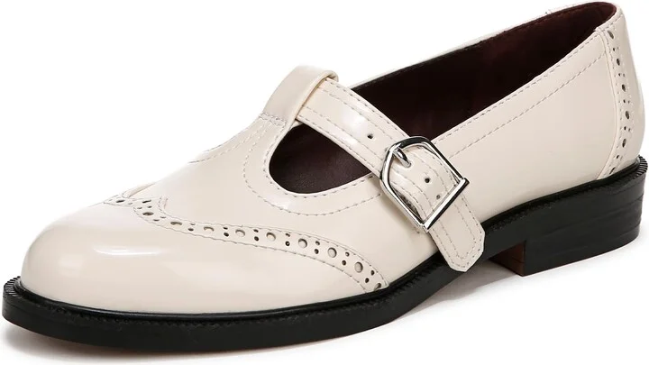 Franco Sarto Womens Marson Oxford Vanilla White 11 M