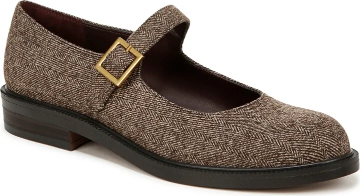 Franco Sarto Women's Melfi Mary Jane Block Heel Flats
