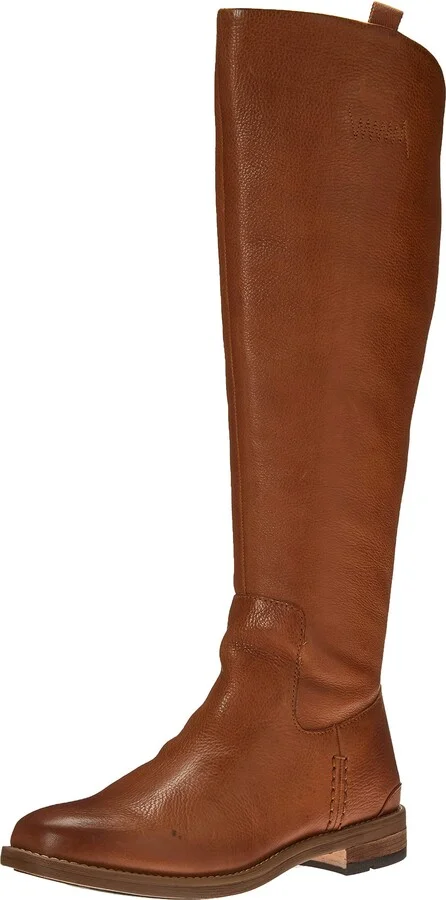 Franco Sarto Womens Meyer Knee High Flat Boots Tan Brown Leather 5.5 M