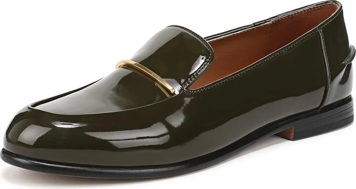 Dark Green Patent Faux Leather