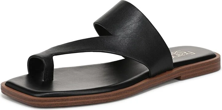 Franco Sarto Womens Monalee Slide Sandal Black 10 M