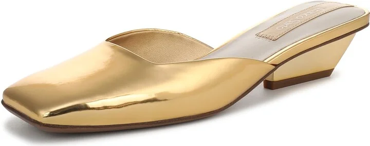 Franco Sarto Womens Nicola Mule Ocra Gold Yellow 9 M