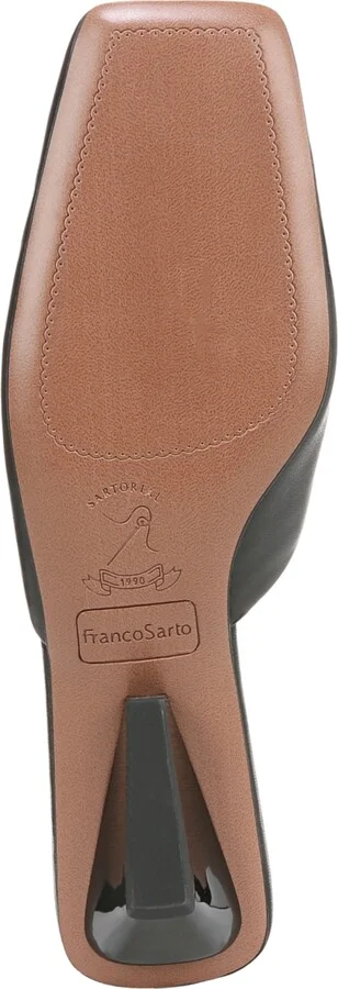 Franco Sarto Women's Nicola Square Toe Sculpted Heel Mules - Image 10