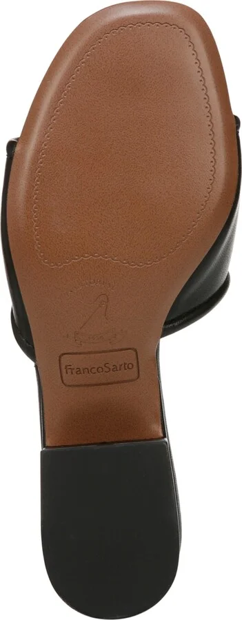Franco Sarto Women's Noreen 2 Open Square Toe Block Heel Slide Sandals - Image 9