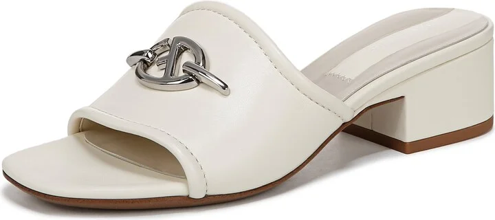 Cream White Leather