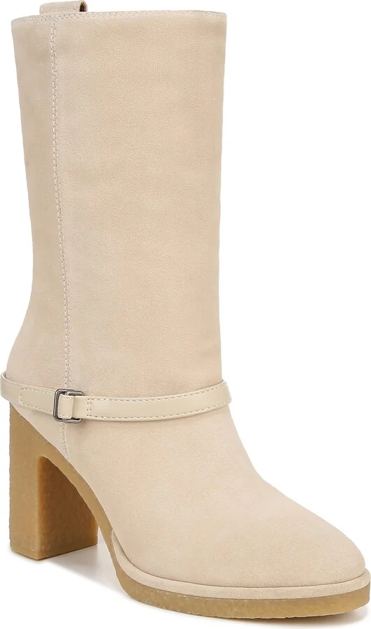 Ecru White Suede