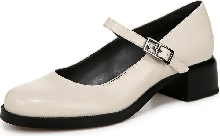 Franco Sarto Womens Pesara Pump Vanilla White Leather 10 M