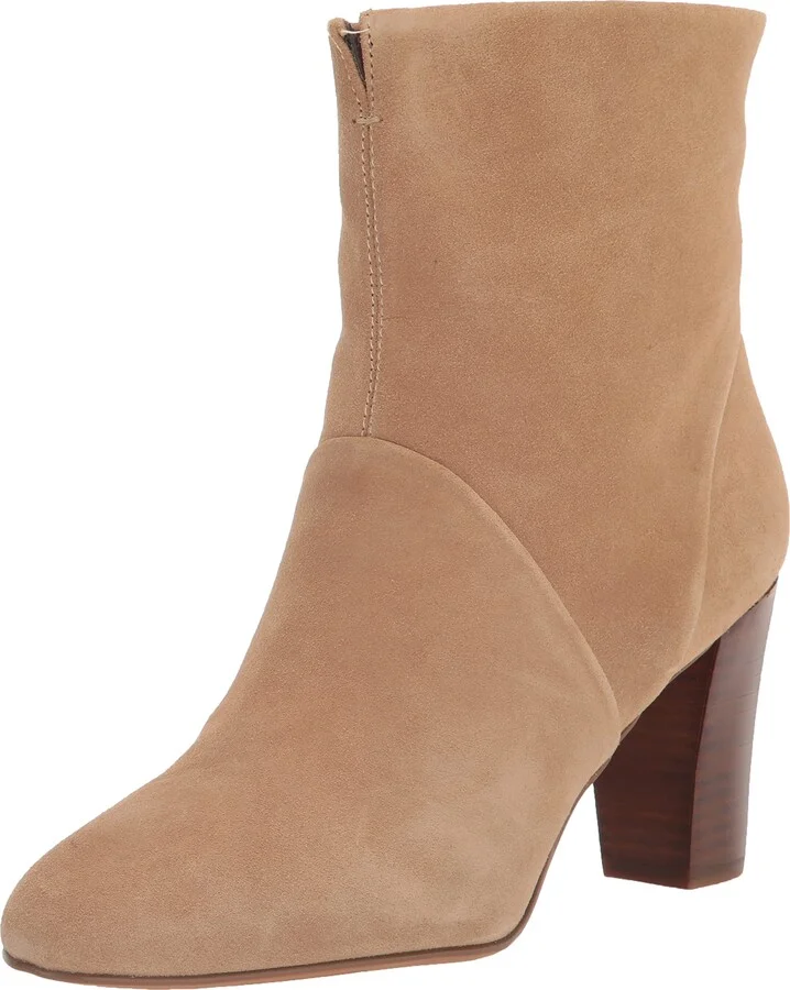Franco Sarto Womens Pia Bootie Cookie Tan Suede 8.5 M