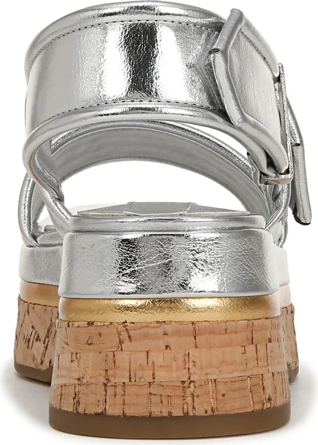 Franco Sarto Women's Piper Open Square Toe Slingback Platform Sandals - Image 7