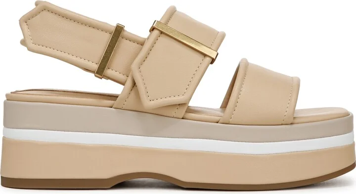 Franco Sarto Women's Piper Open Square Toe Slingback Platform Sandals - Image 10