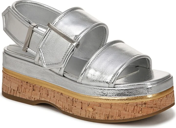 Silver Faux Leather