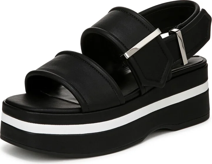 Franco Sarto Womens Piper Sandal Black 12 M
