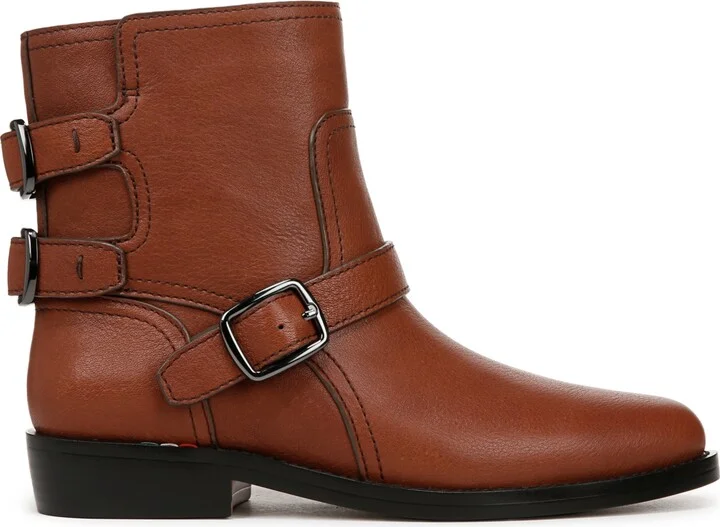 Franco Sarto Women's Prina Block Heel Moto Ankle Boots - Image 6
