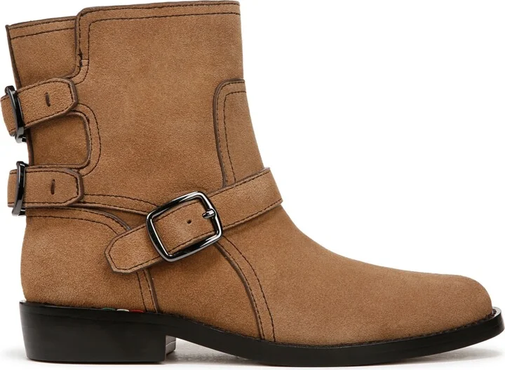 Franco Sarto Women's Prina Block Heel Moto Ankle Boots - Image 10