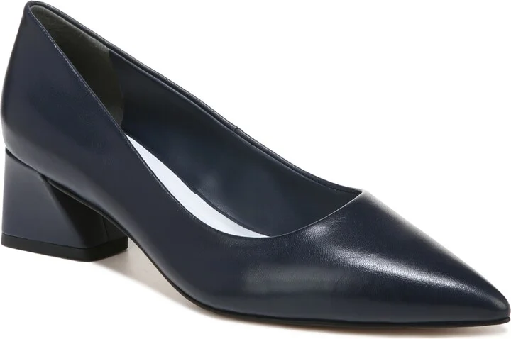 Navy Blue Leather
