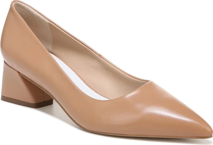 Franco Sarto Women's Racer Pointed Toe Block Heel Pumps
