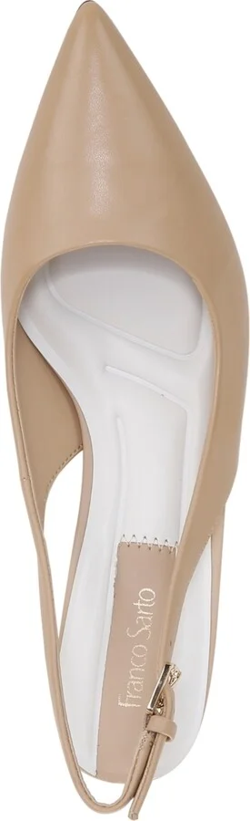 Franco Sarto Women's Racer Pointed Toe Block Heel Slingback Pumps - Image 8