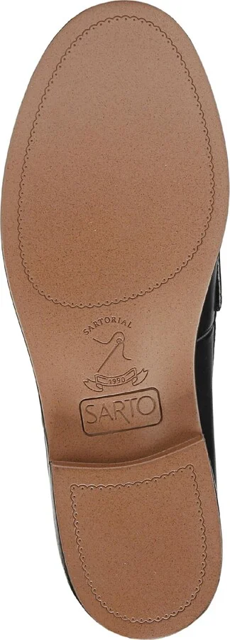 Franco Sarto Womens Riley Loafer Black/Leopard 9 M