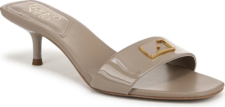 Marble Grey Faux Patent