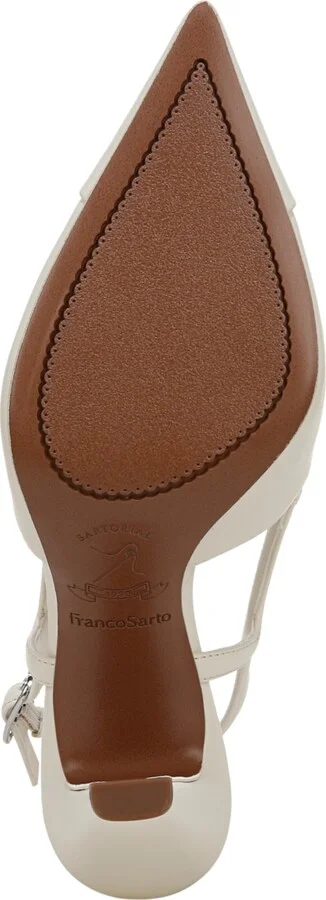 Franco Sarto Women's Sabrina Pointed Toe Slingbacks Pumps - Image 9
