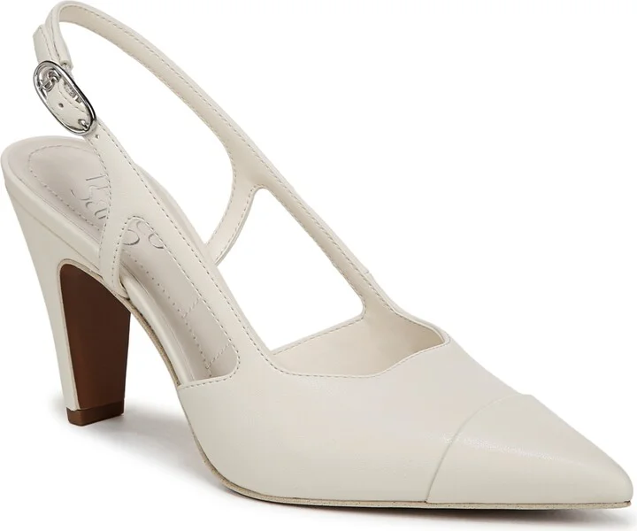 Cream White Faux Leather