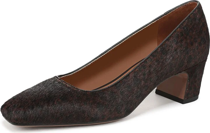 Brown Speckled Print Calf Hair