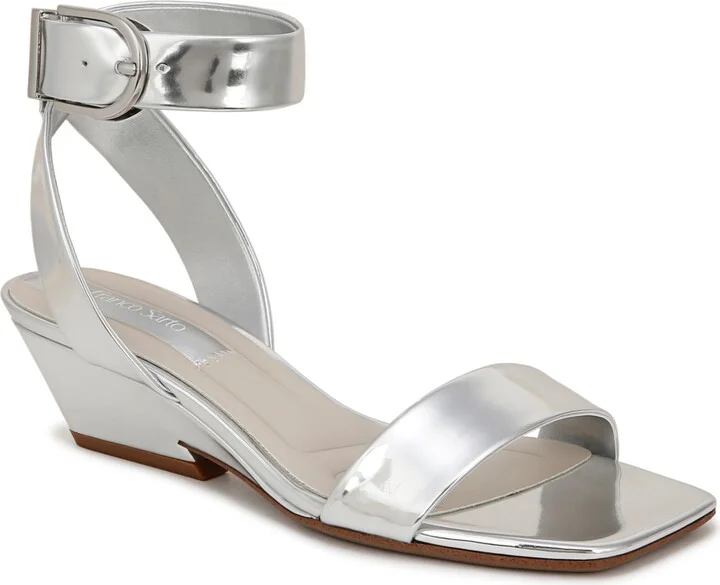 Silver Faux Leather