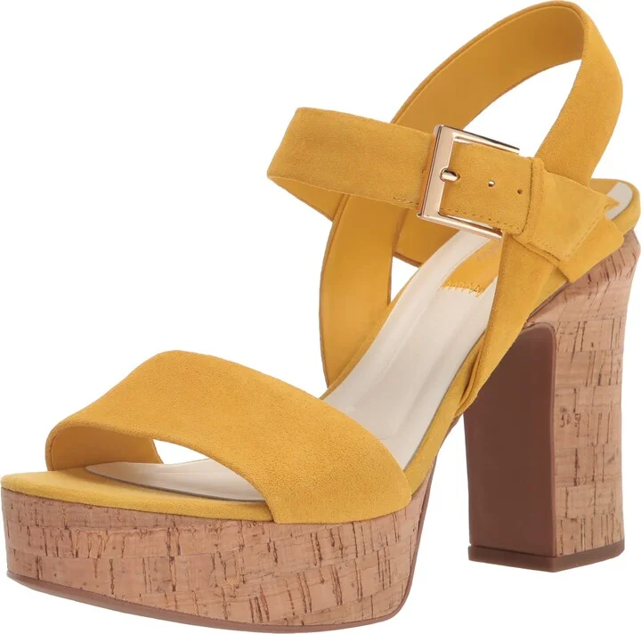Sunset Yellow Suede