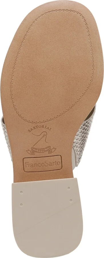 Franco Sarto Women's Sia Toe Loop Block Heel Slide Dress Sandals - Image 5