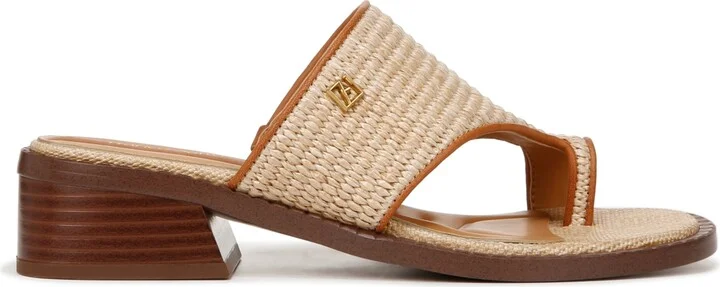 Franco Sarto Women's Sia Toe Loop Block Heel Slide Dress Sandals - Image 10
