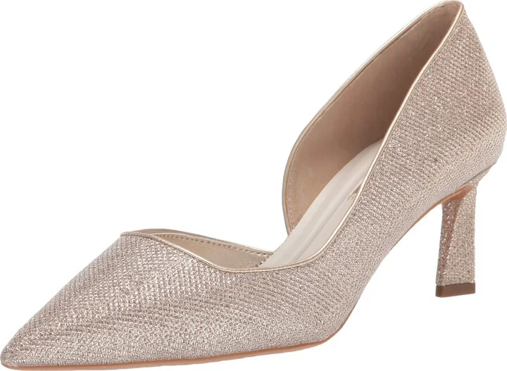Franco Sarto Womens Tana Pointed Toe D'Orsay Mid Heel Pump