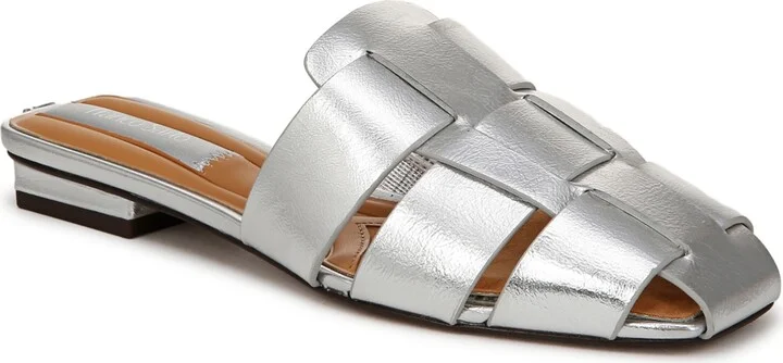 Silver Faux Leather