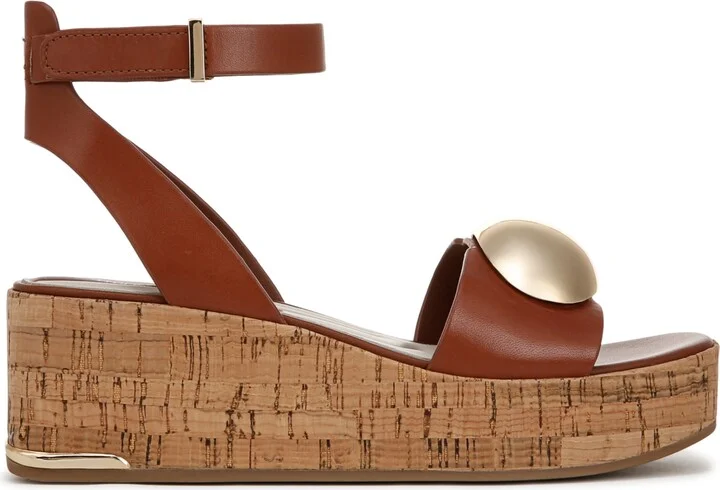 Franco Sarto Women's Taysha Ankle Strap Cork Platform Sandals - Image 2