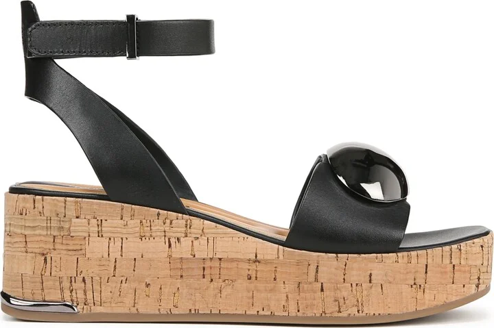 Franco Sarto Women's Taysha Ankle Strap Cork Platform Sandals - Image 6