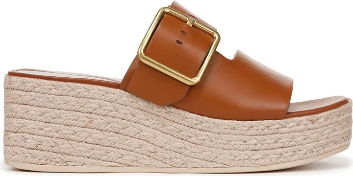Franco Sarto Women's Taziana Open Square Toe Espadrille Slide Platform Sandals - Image 2