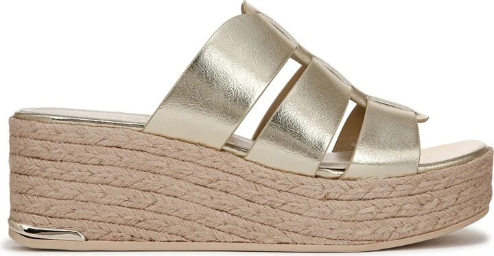 Franco Sarto Women's Tevin Open Square Toe Espadrille Slide Platform Sandals - Image 2