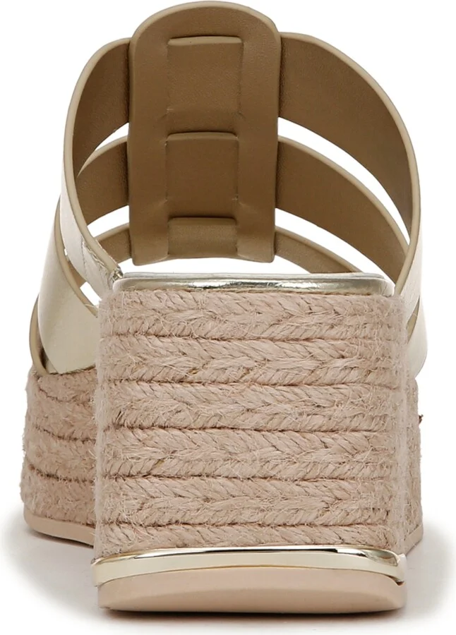 Franco Sarto Women's Tevin Open Square Toe Espadrille Slide Platform Sandals - Image 3