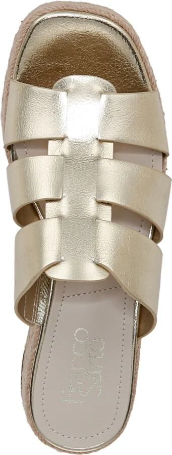Franco Sarto Women's Tevin Open Square Toe Espadrille Slide Platform Sandals - Image 4