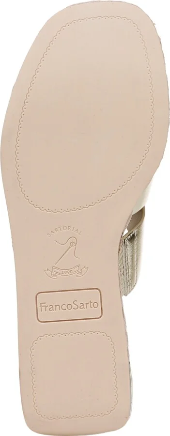 Franco Sarto Women's Tevin Open Square Toe Espadrille Slide Platform Sandals - Image 5