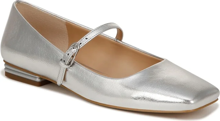 Silver Faux Leather