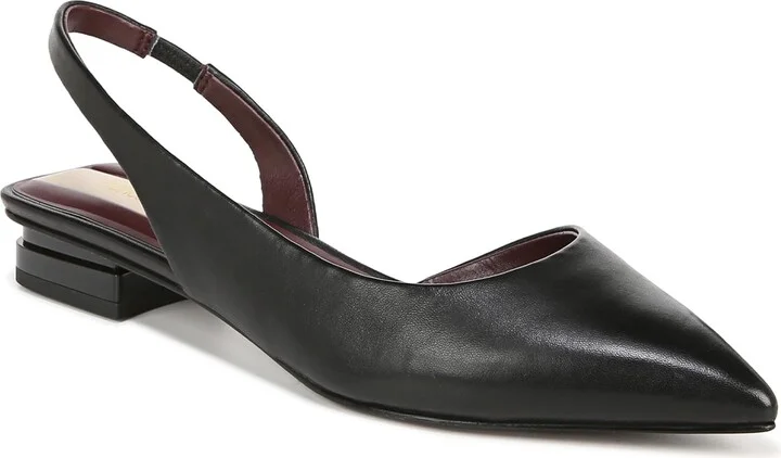 Black Leather Black Heel