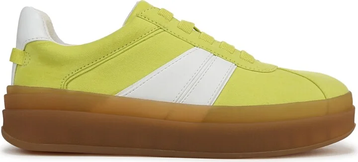 Franco Sarto Women's Vinto Lace Up Platform Sneakers - Red/Green/White Faux Leather - Image 7