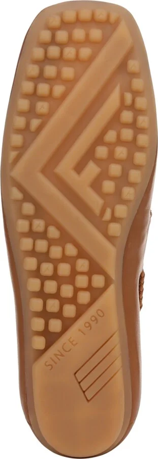 Franco Sarto Women's Zepher Square Toe Apron Toe Boat Shoes - Tan/White Leather - Image 5