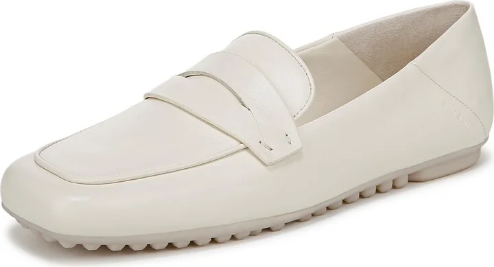 Cream White Leather