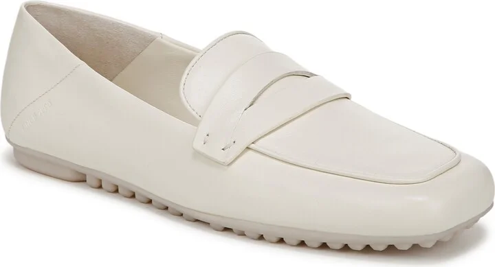 Cream White Leather