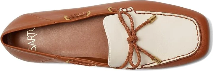 Franco Sarto Zepher Women's Shoes Tan/White : 5.5 M, Leather - Image 2