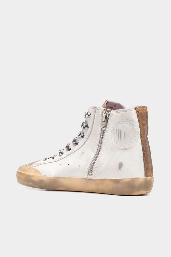 Francy Penstar Glitter Silver Star Leather Sneaker - Image 3