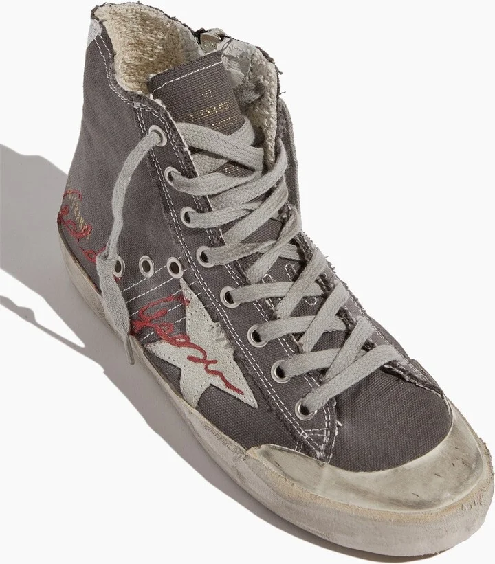 Francy Penstar Sneaker in Charcoal/Grey/Ice/Red - Image 4