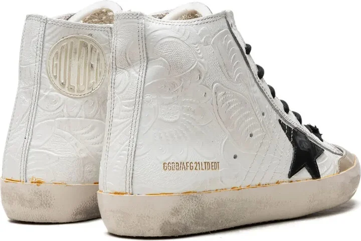 Francy Penstar "White/Gold/Black" sneakers - Image 3