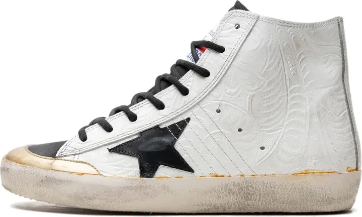 Francy Penstar "White/Gold/Black" sneakers - Image 5